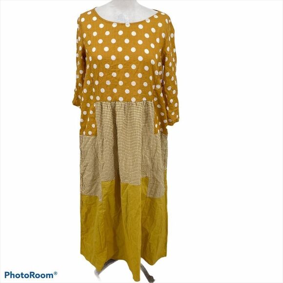 Zanzea Maxi Dress Cottage Core Prairie Maxi Medium - Picture 1 of 9